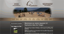 Desktop Screenshot of lc-equitation.com