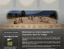 Tablet Screenshot of lc-equitation.com